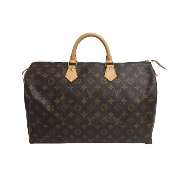 Louis Vuitton Handbags - LOUIS VUITTON Speedy Handbag Monogram Coated Brown